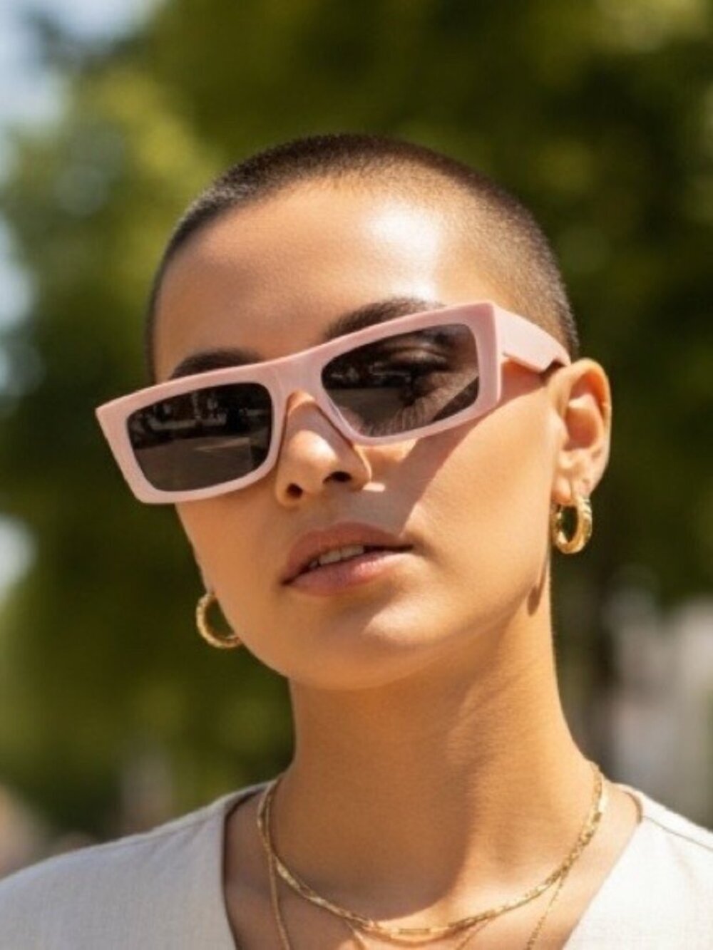 NWT MATT & NAT FOR ANTHROPOLOGIE WOMEN'S SAWAI SQUARE SUNGLASSES LILY PINK $70